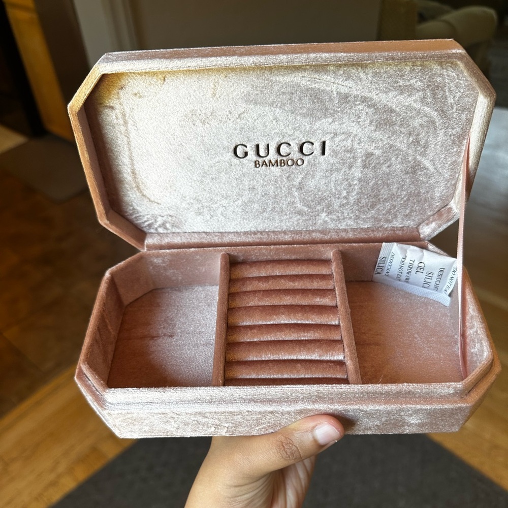Gucci Bamboo Velvet Jewelry Box